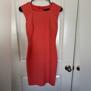 Banana Republic Coral Midi Dress